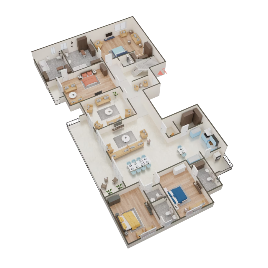 Sheetal Gharana - 6193.88 Floor Plan