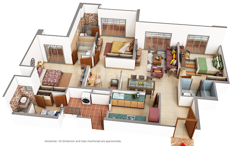 Smartworld One DXP - 2050.00 Floor Plan