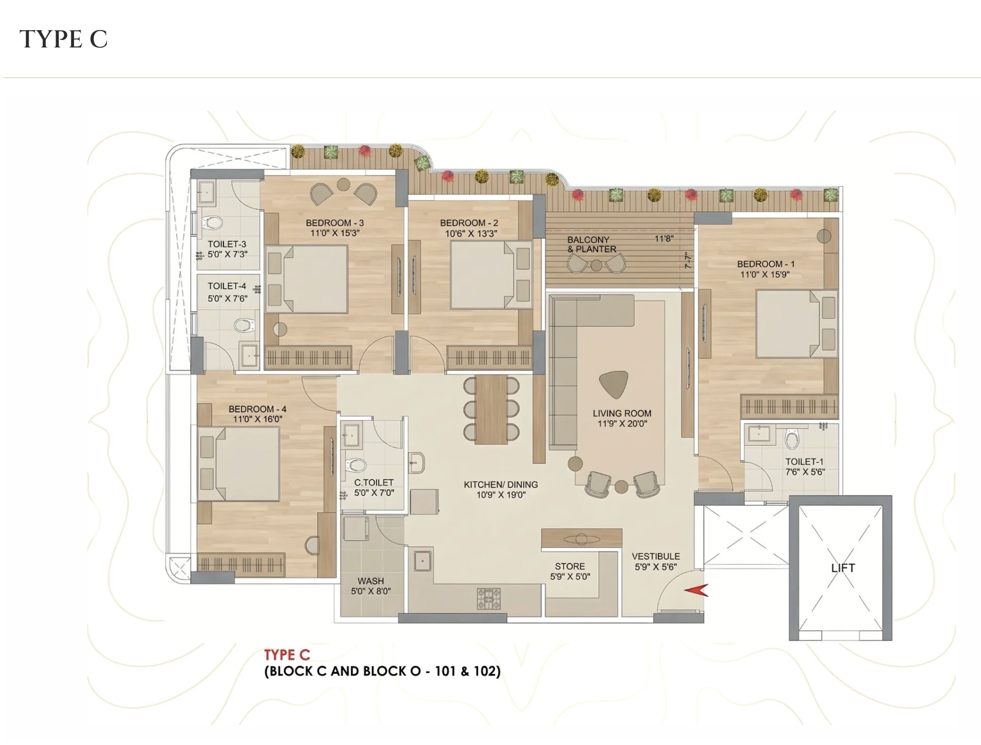 Swagat Parishram - 1505.00 Floor Plan