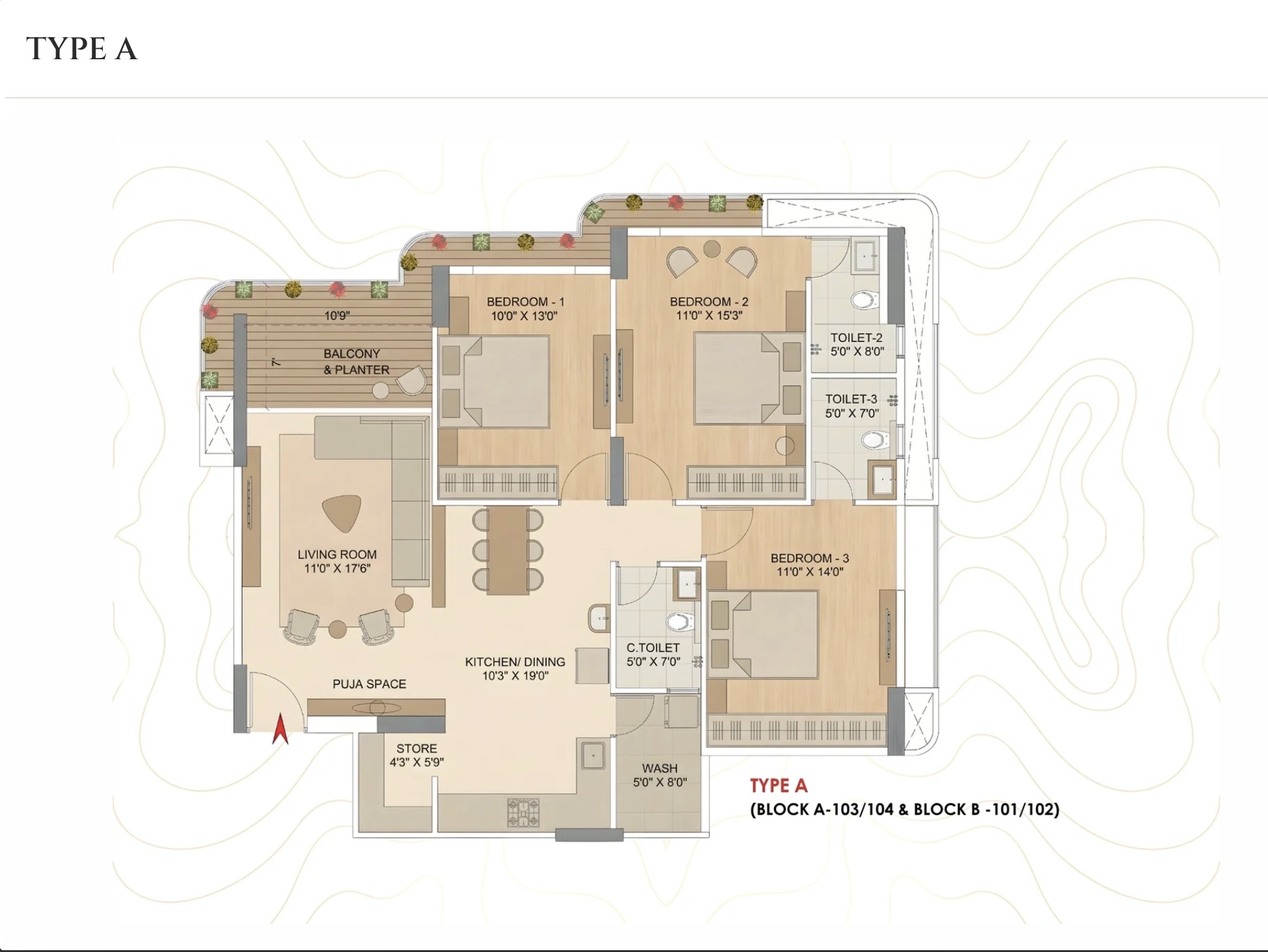 Swagat Parishram - 1051.00 Floor Plan