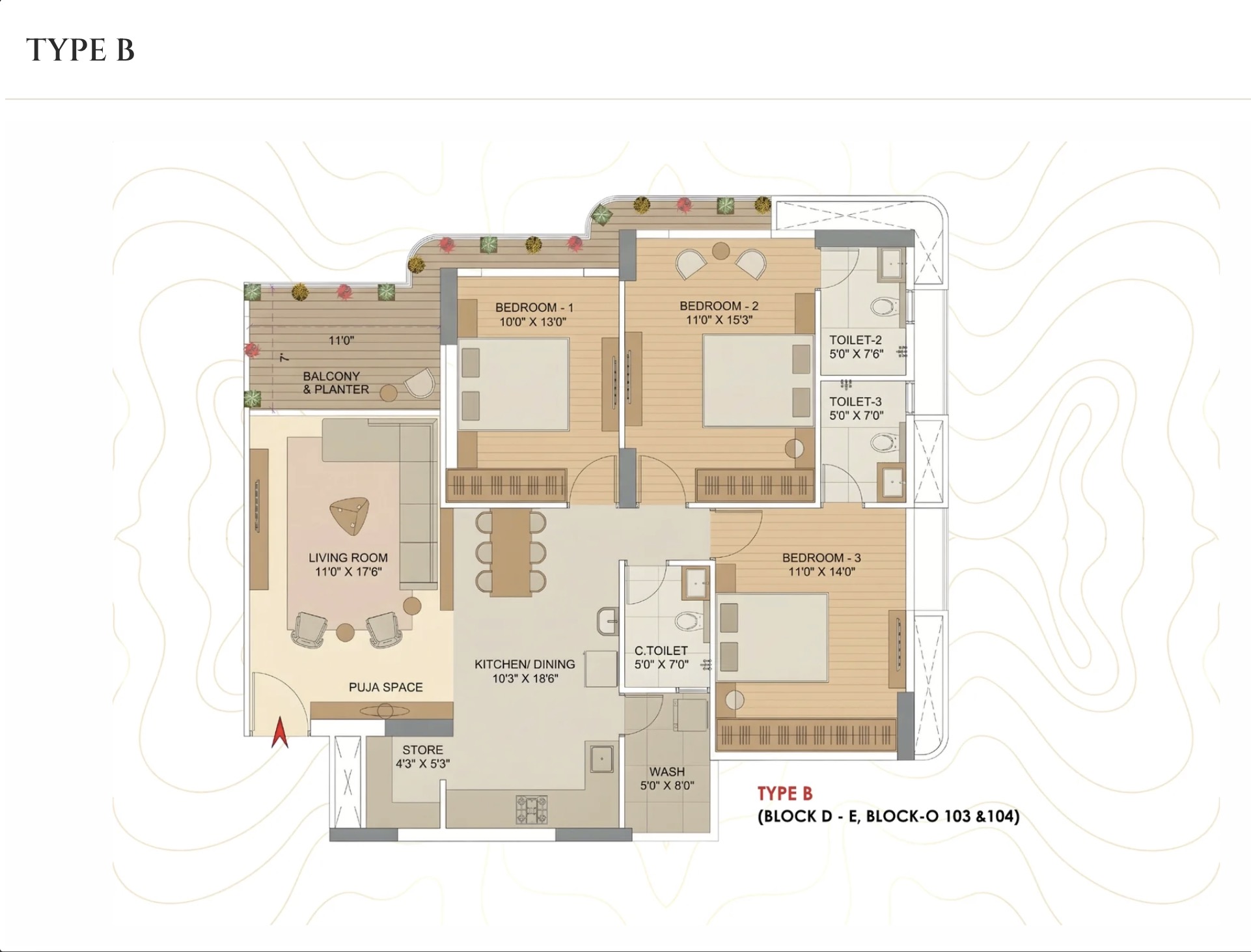 Swagat Parishram - 1109.00 Floor Plan