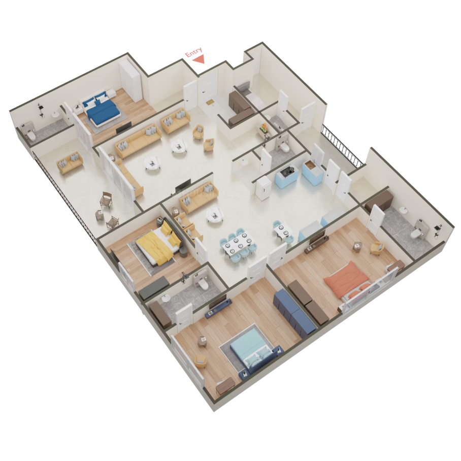 Sheetal The Indus - 1983.00 Floor Plan