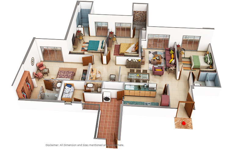 Smartworld One DXP - 2600.00 Floor Plan