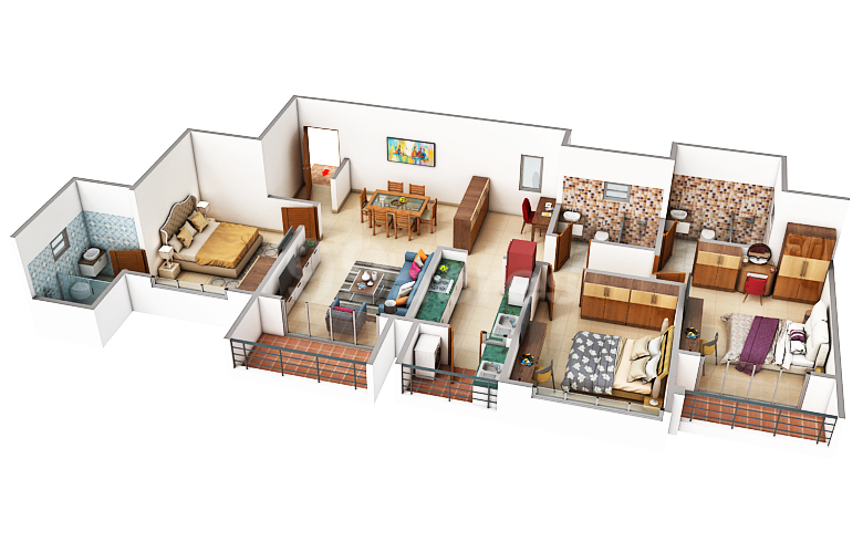 Sobha Brooklyn Towers - 1236.00 Floor Plan