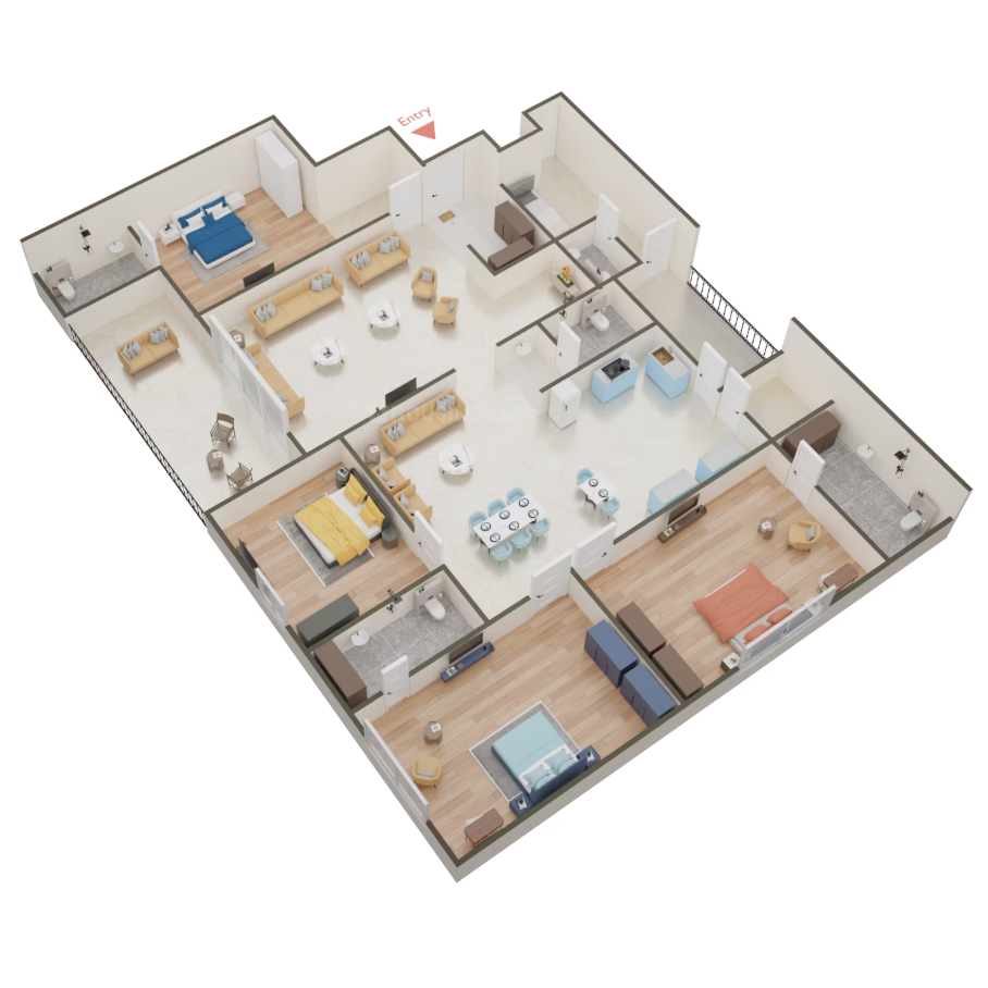 Sheetal The Indus - 2261.00 Floor Plan