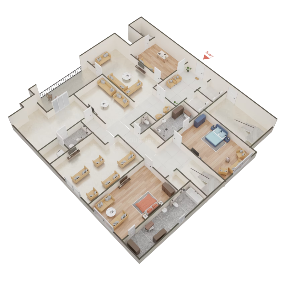 Sheetal Gharana - 5856.00 Floor Plan