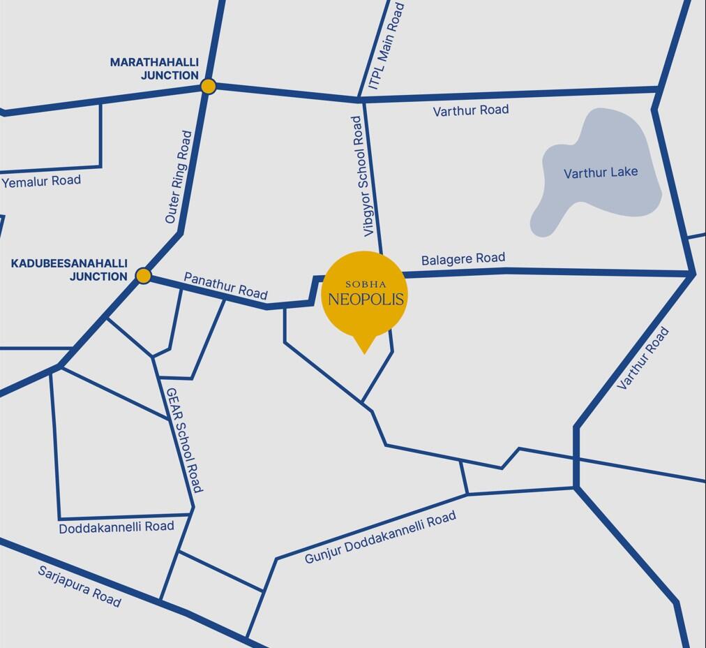 Sobha Neopolis - 1696.00 Floor Plan